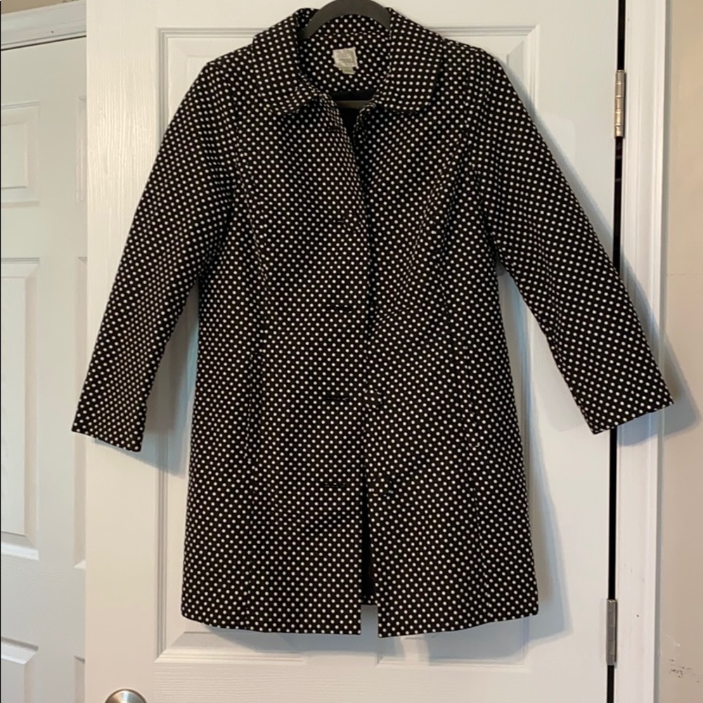 Polka dot Trench coat